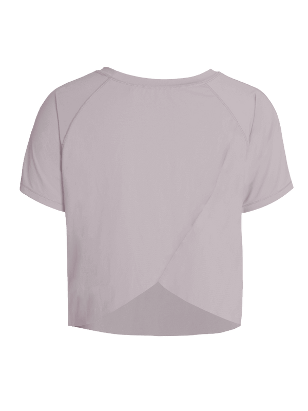 Light Mauve Overlap Tee