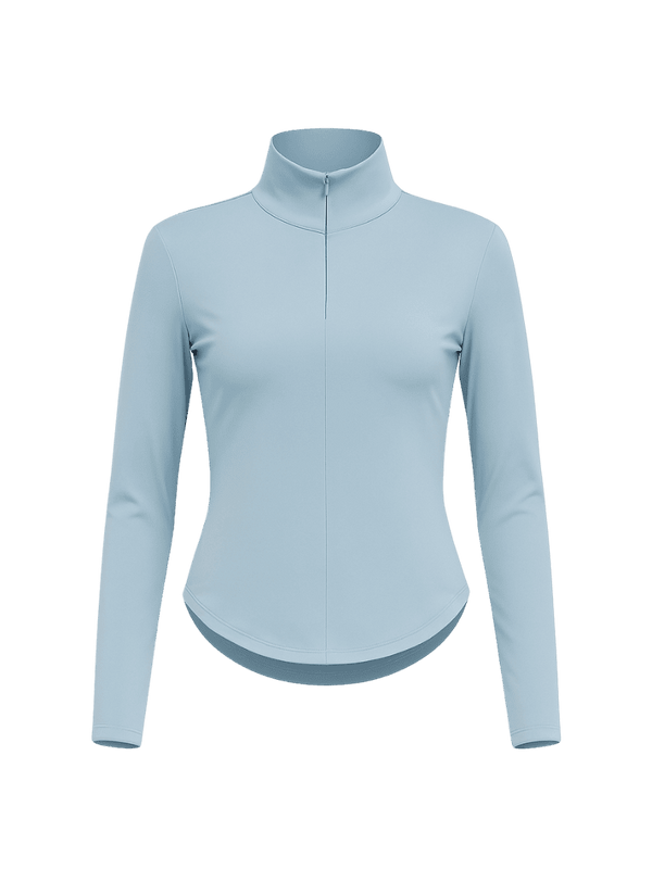 Sky Blue Zip-It-Up Top