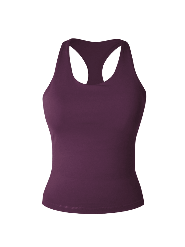 Wine Racerback Tank