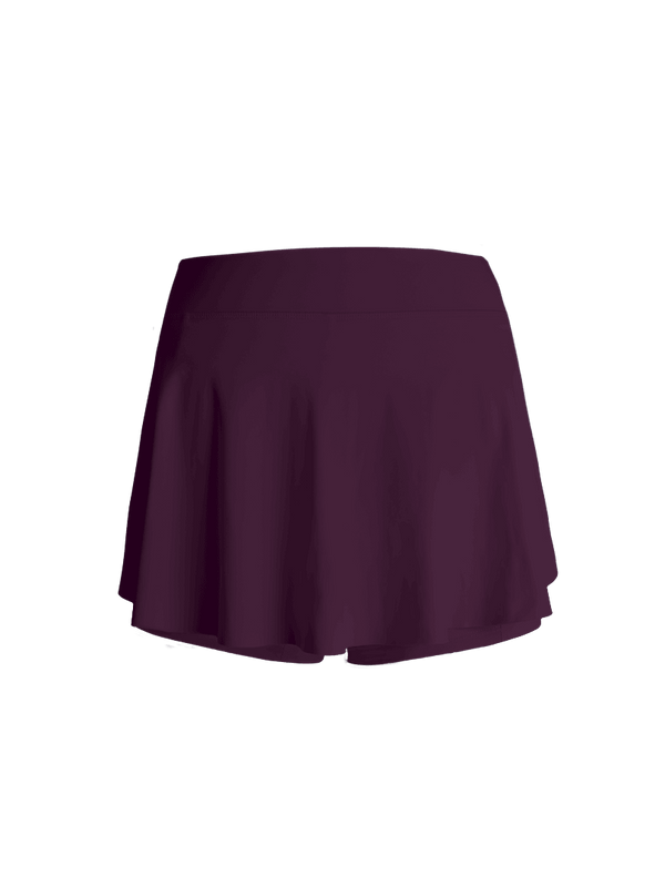 Wine Swirl Tennis Skorts