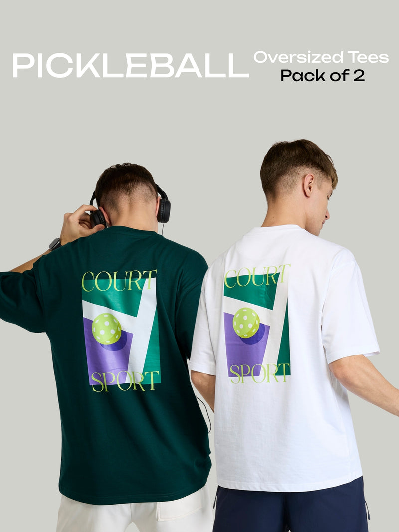 Pickleball Oversized Tees - Pack of 2