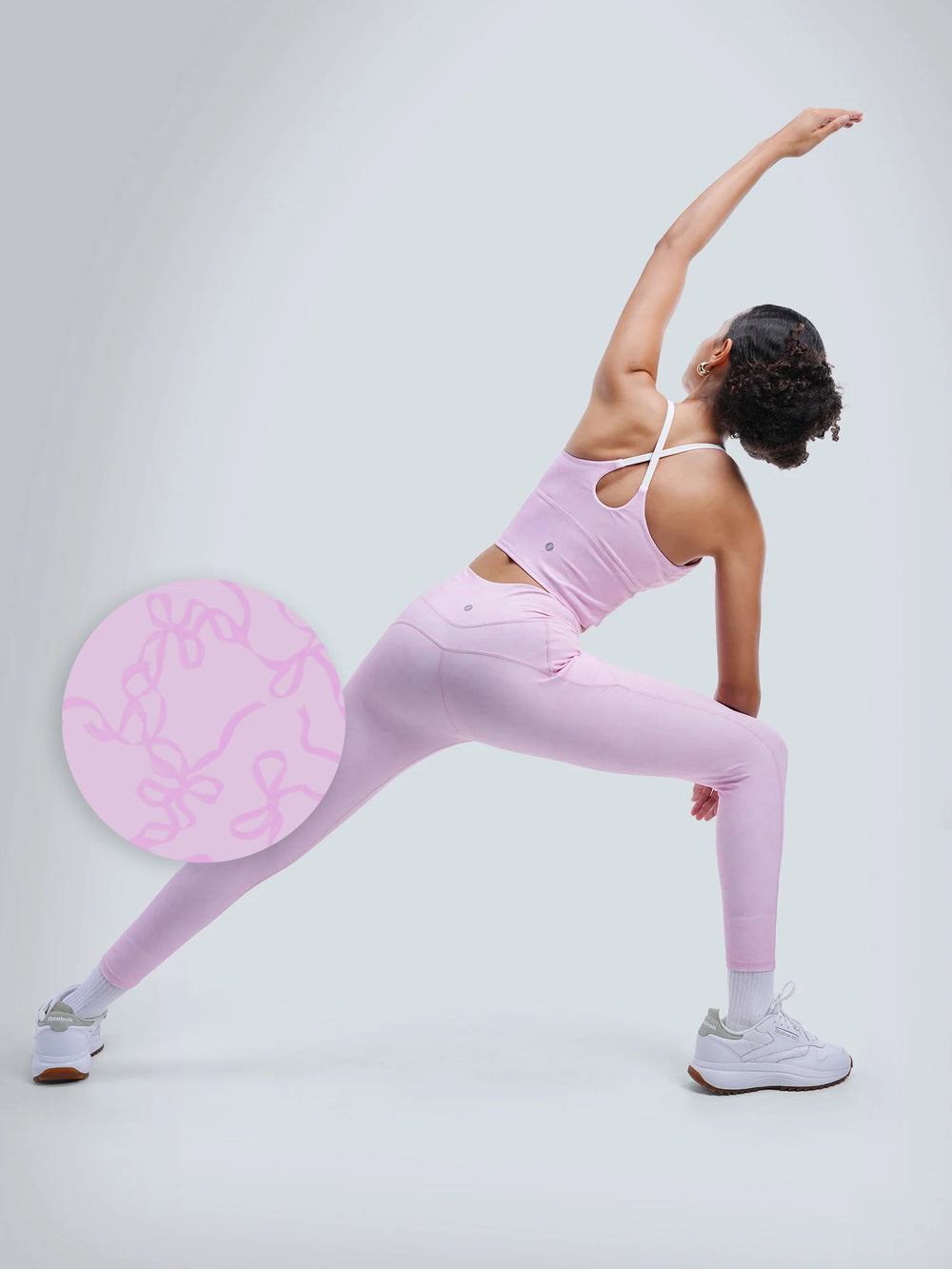 Pink Bow Sculpt Core Leggings