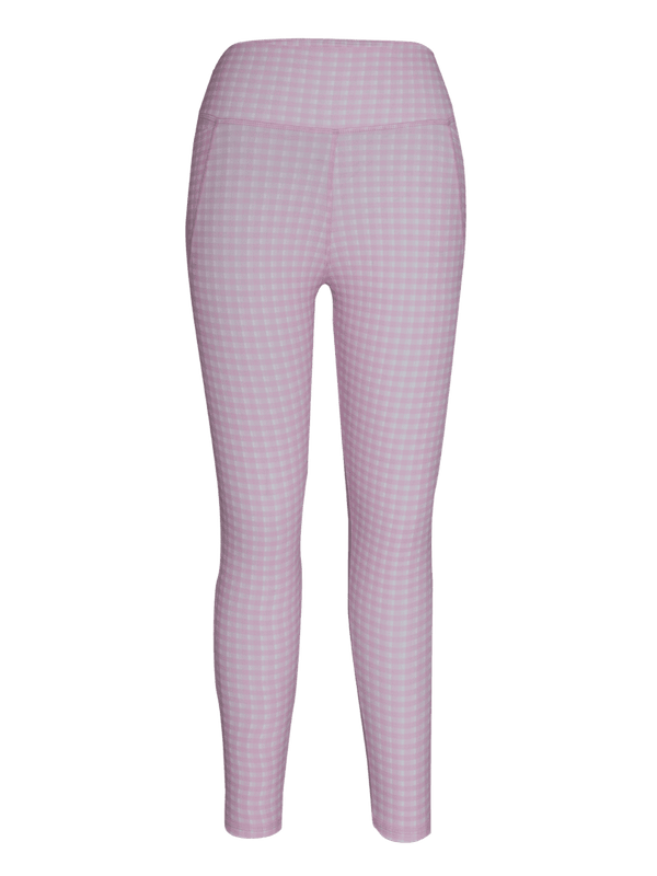 Pink Gingham Sculpt Core Leggings