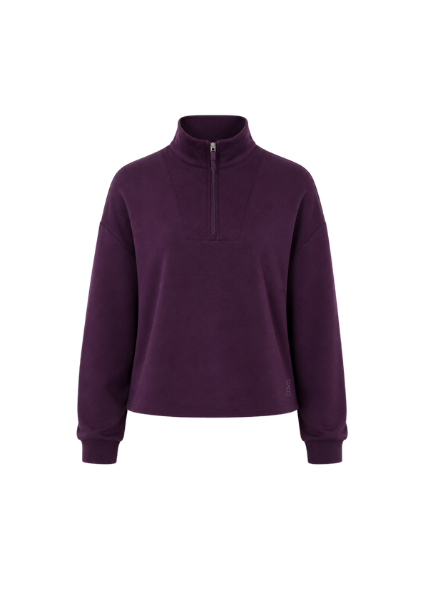 Grape Mello Q-Zip Sweatshirt