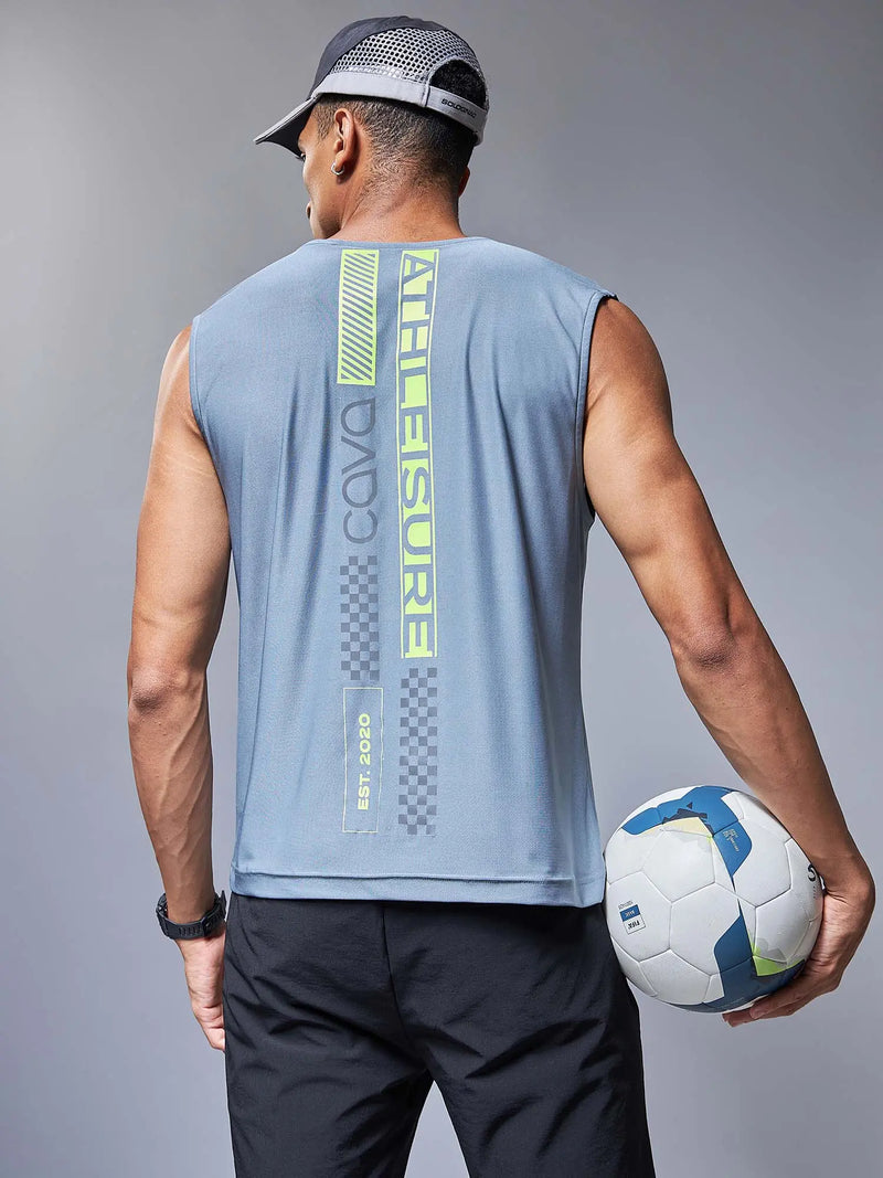 Reflex Grey Tank Tee CAVA athleisure