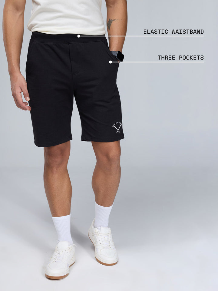 Black Relax-in Shorts