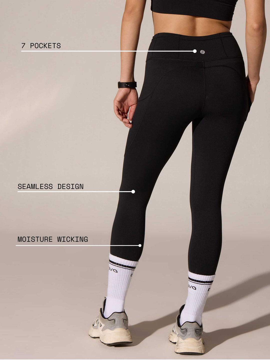 Black Septa Pocket Leggings