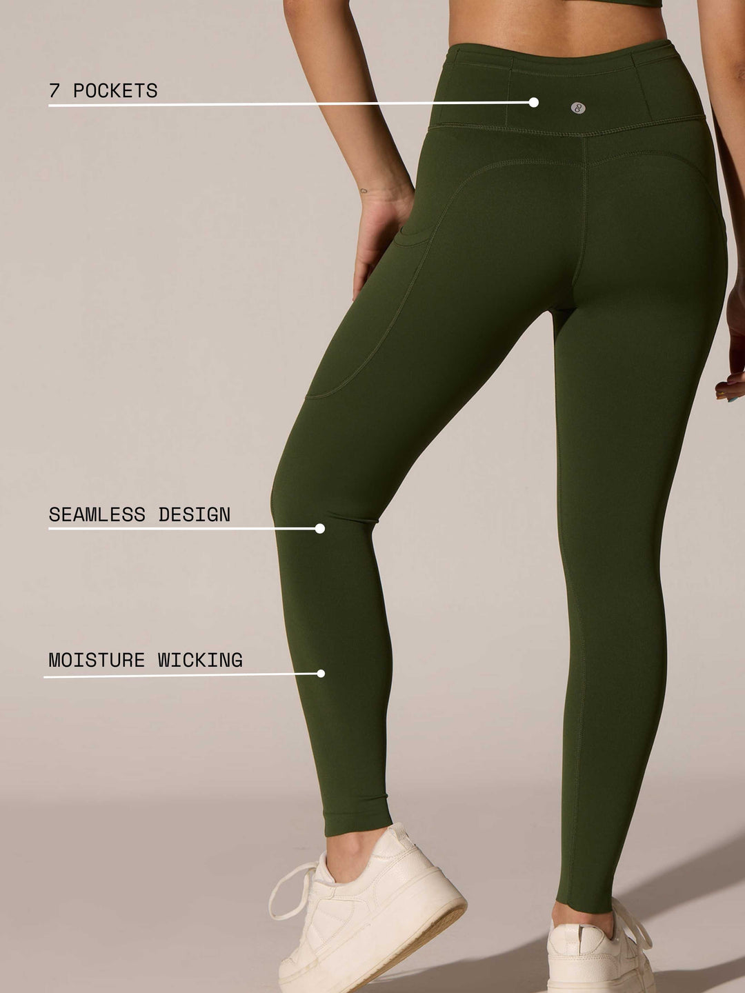 Olive Septa Pocket Leggings