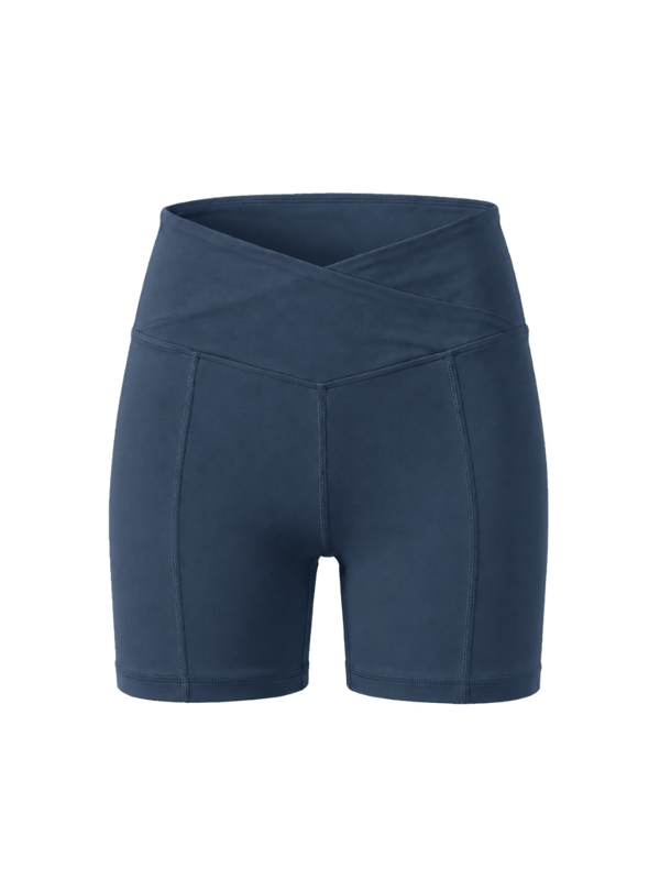 Steel Blue Hourglass Booty Shorts