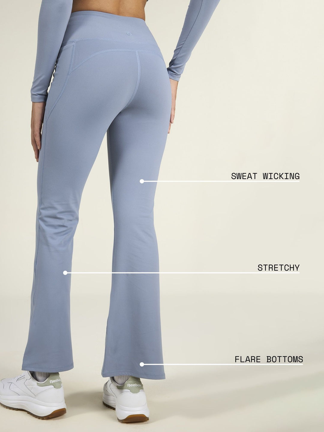 Storm Blue Sculpt Bootcut Leggings