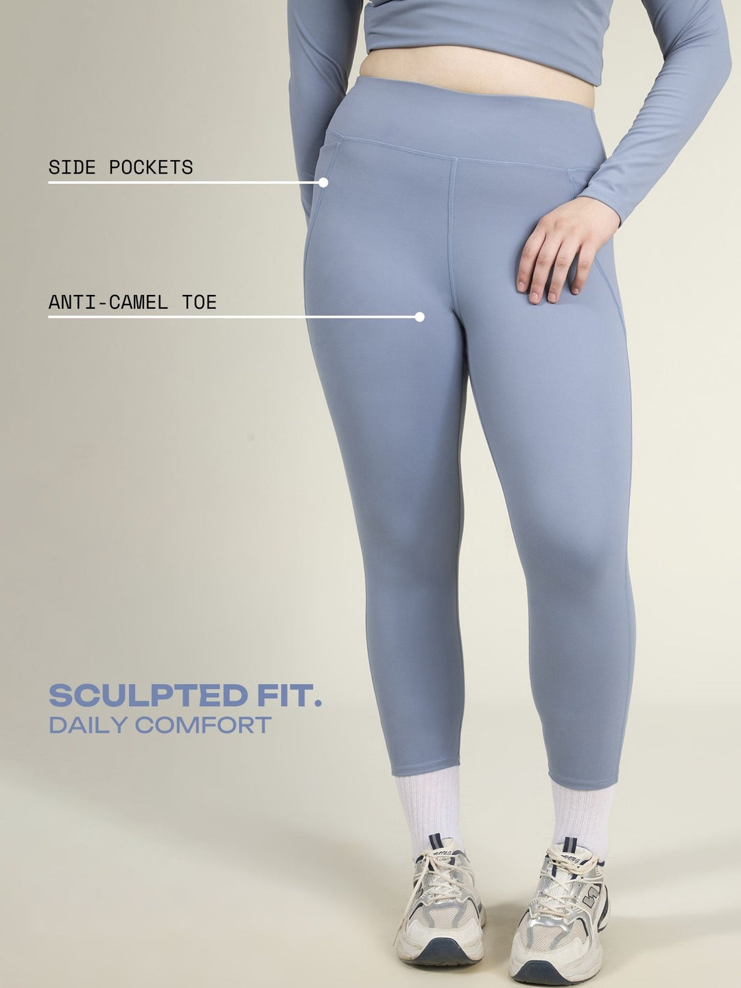 Storm Blue Sculpt Core Leggings