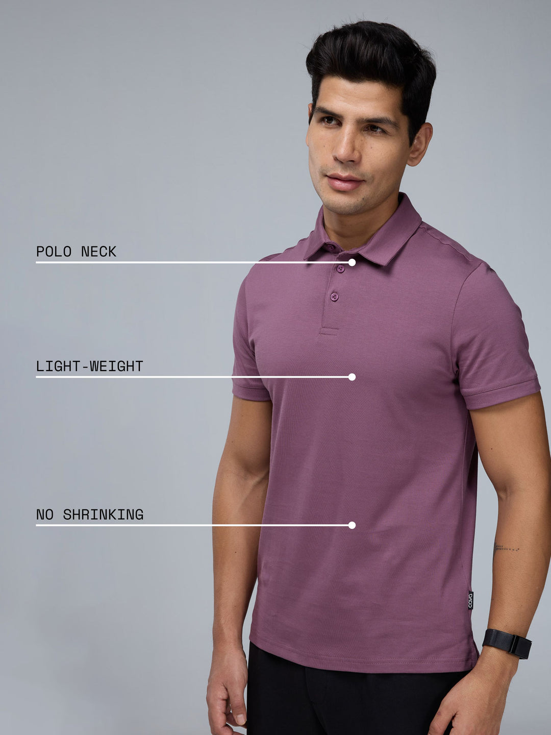 Thistle Supima Polo T-shirt