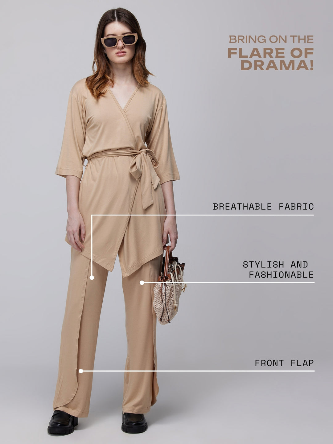 Sand Ease Flare Pants