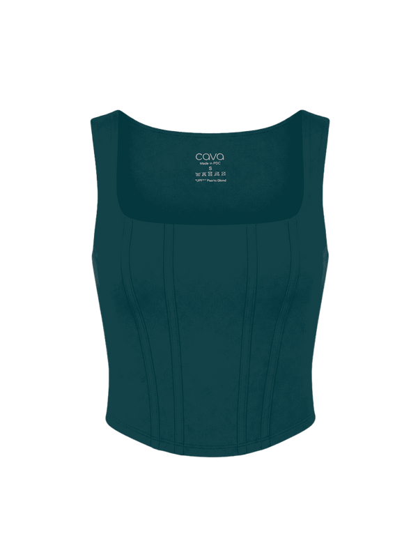 Green Club Corset Top