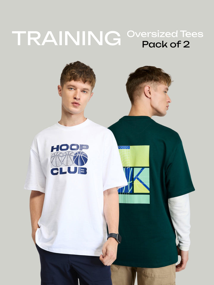Training Oversized Tees - Pack of 2