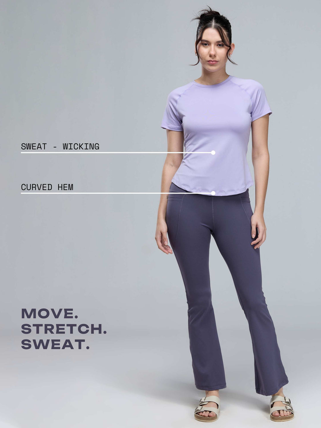 Lilac Training Tee