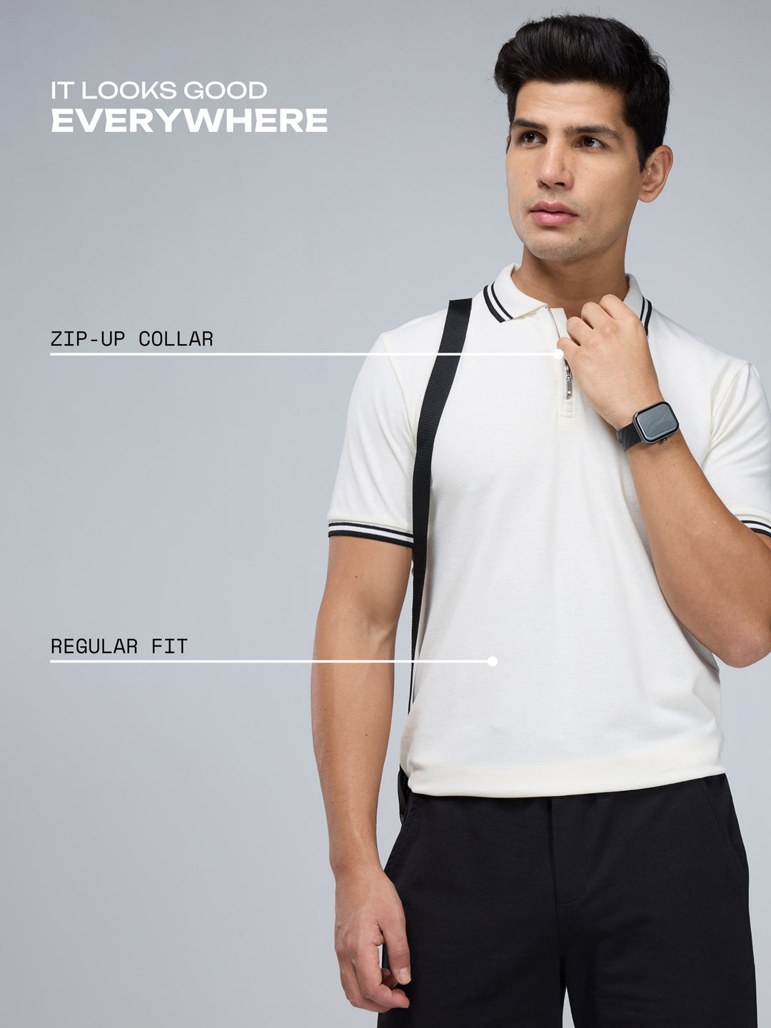 Off-White Urban Zipper Polo