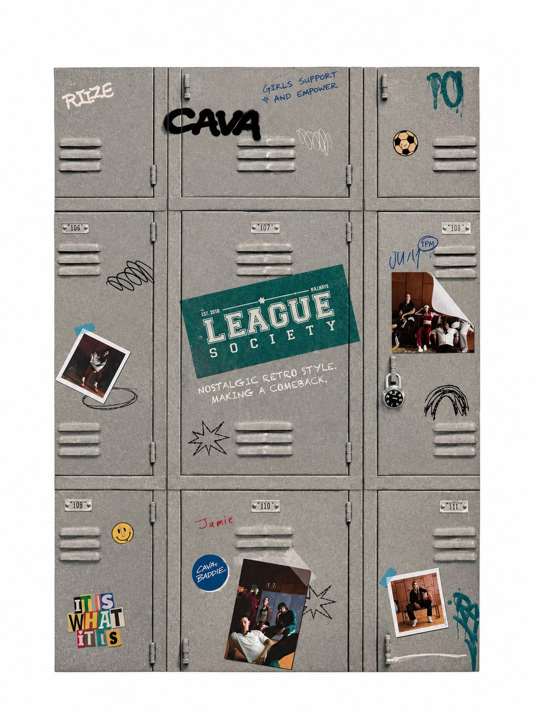 League Society Insert Card
