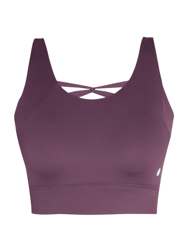 Wine High Impact Sports Bra