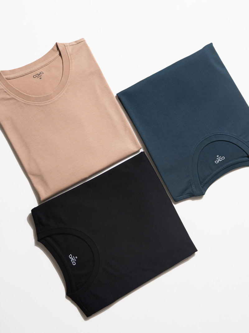 Supima Crew Necks - Pack of 3