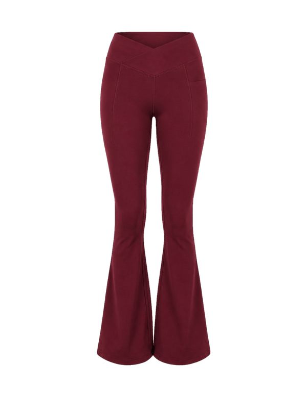Cherry Hourglass Flared Leggings
