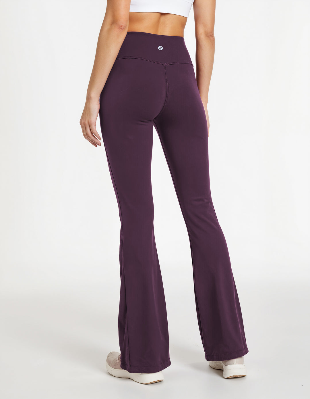 Wine Extra Tall Hourglass Flared Leggings