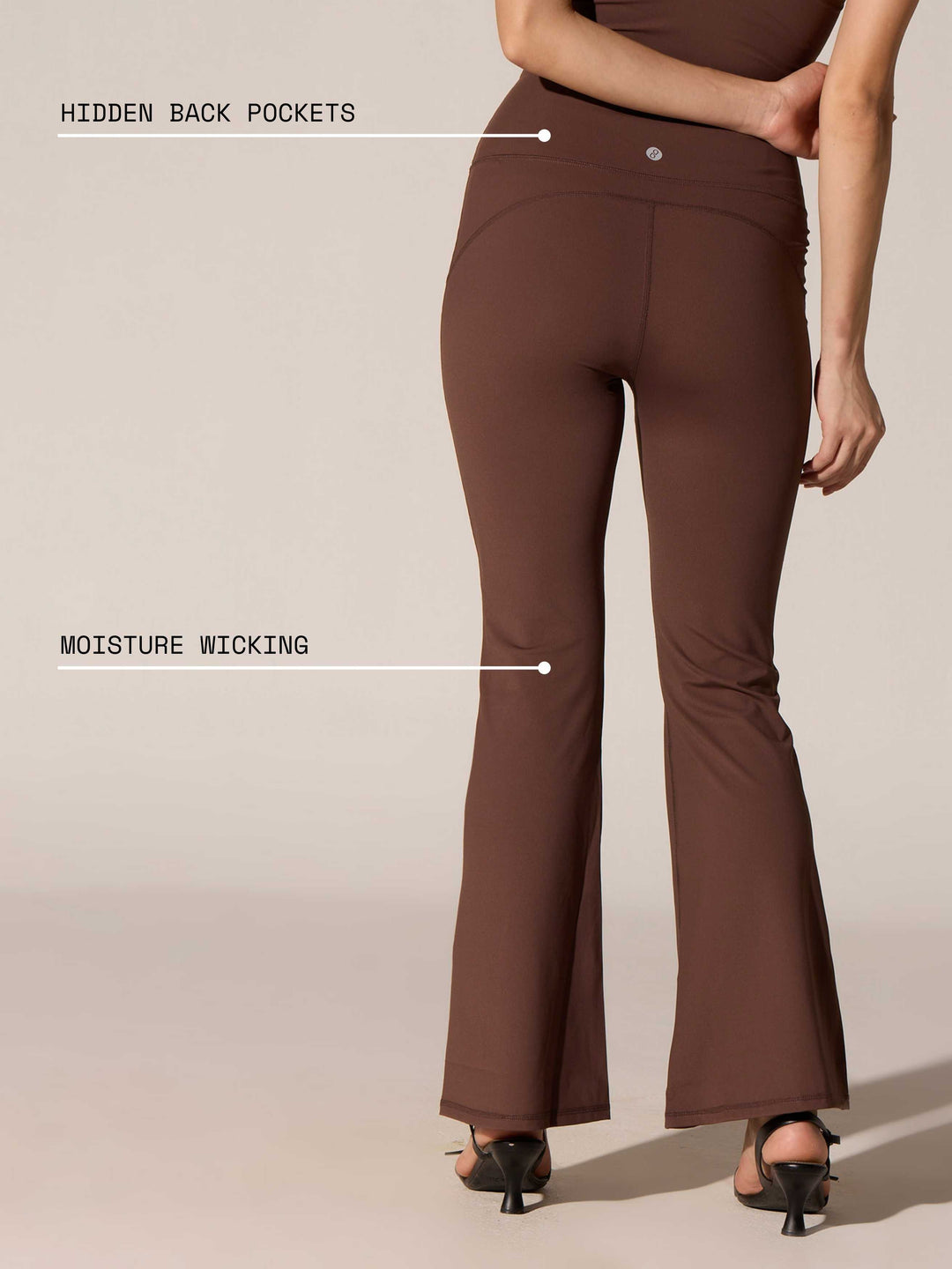 Brown All-In Bootcut Flare Pants