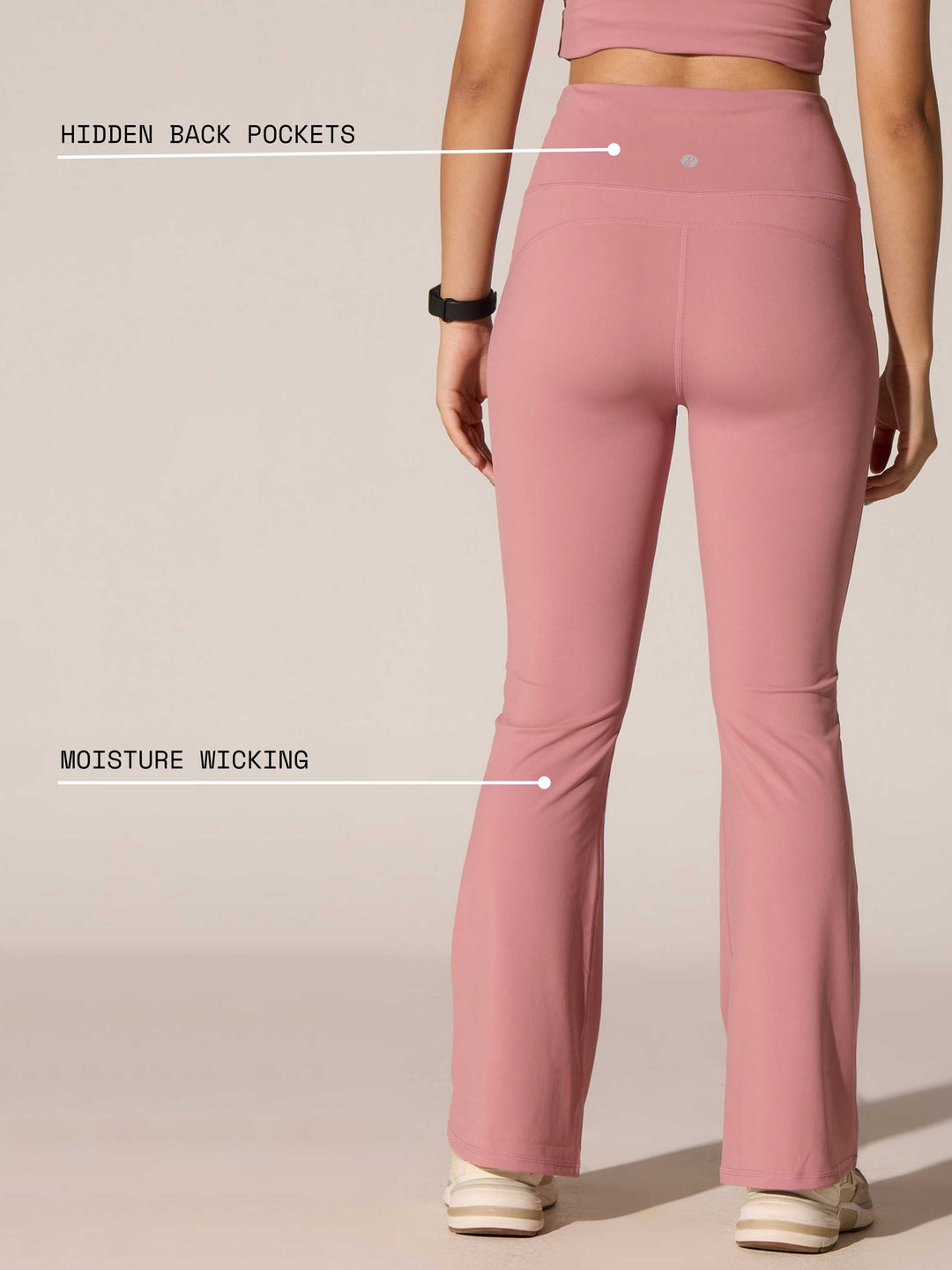 Pink All-In Bootcut Flare Pants