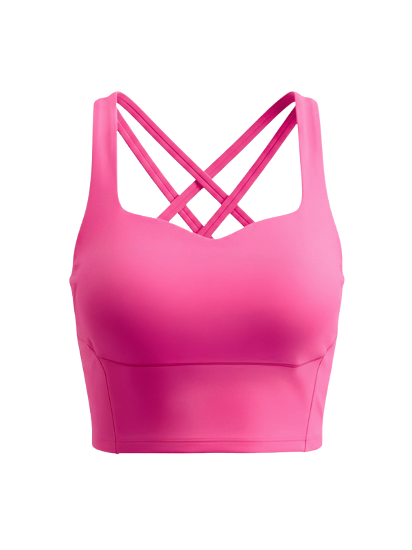 Pink Heartline Sports Bra