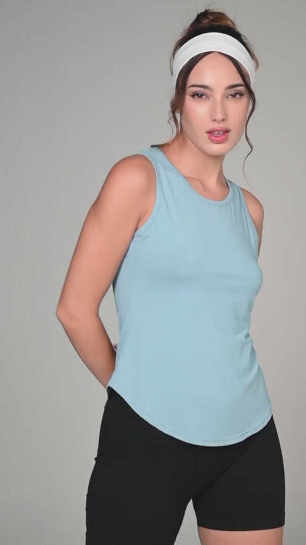 Baby Blue Evolve Air Fit Tank