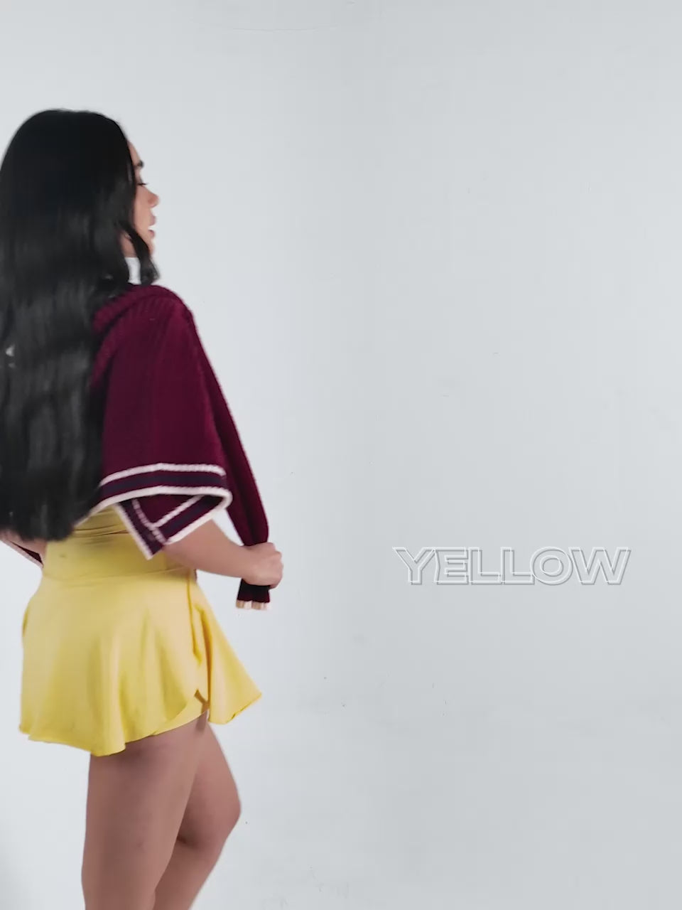 Yellow Cotton Scoop Tank