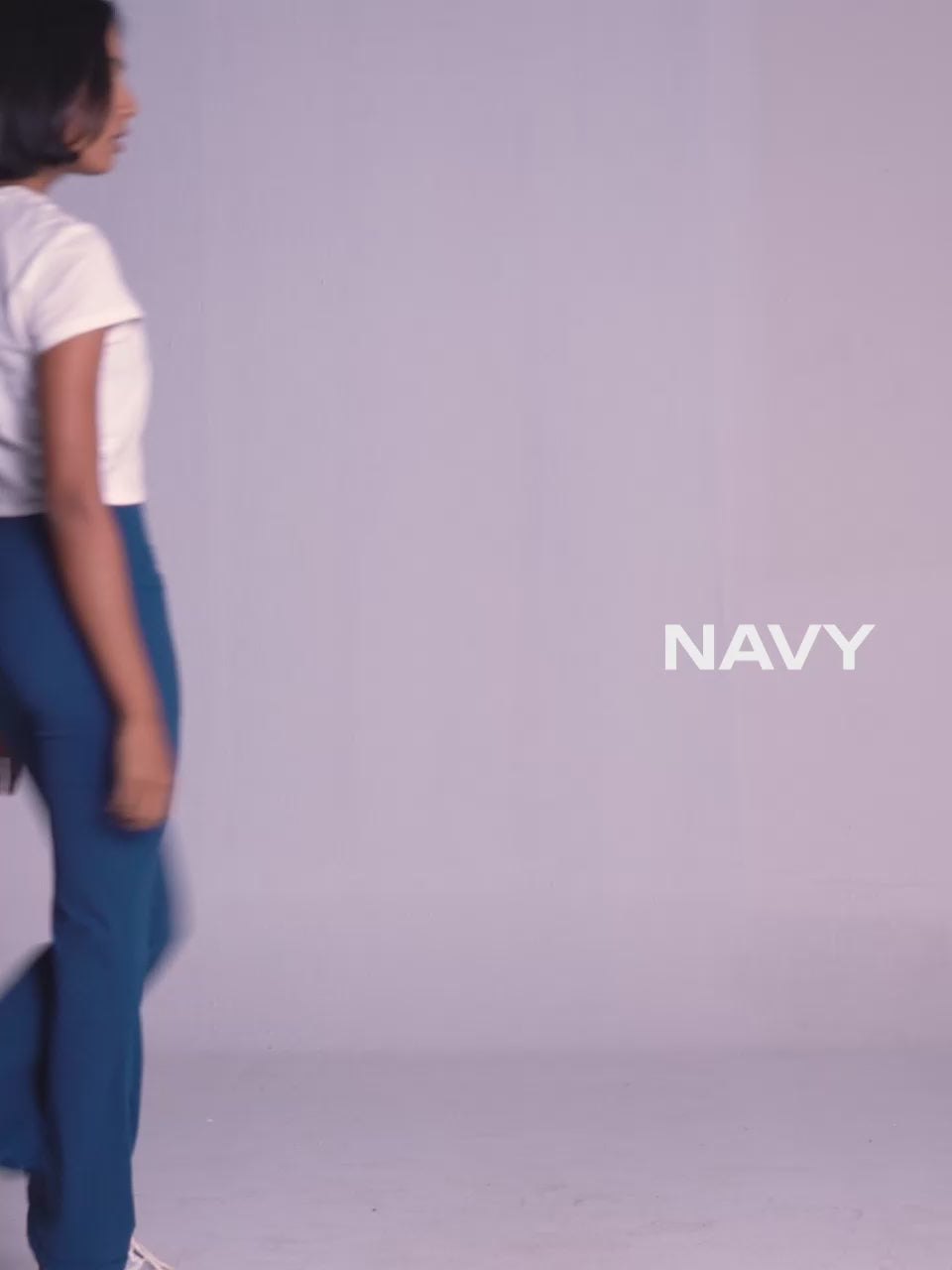 Navy Tall Hourglass Leggings