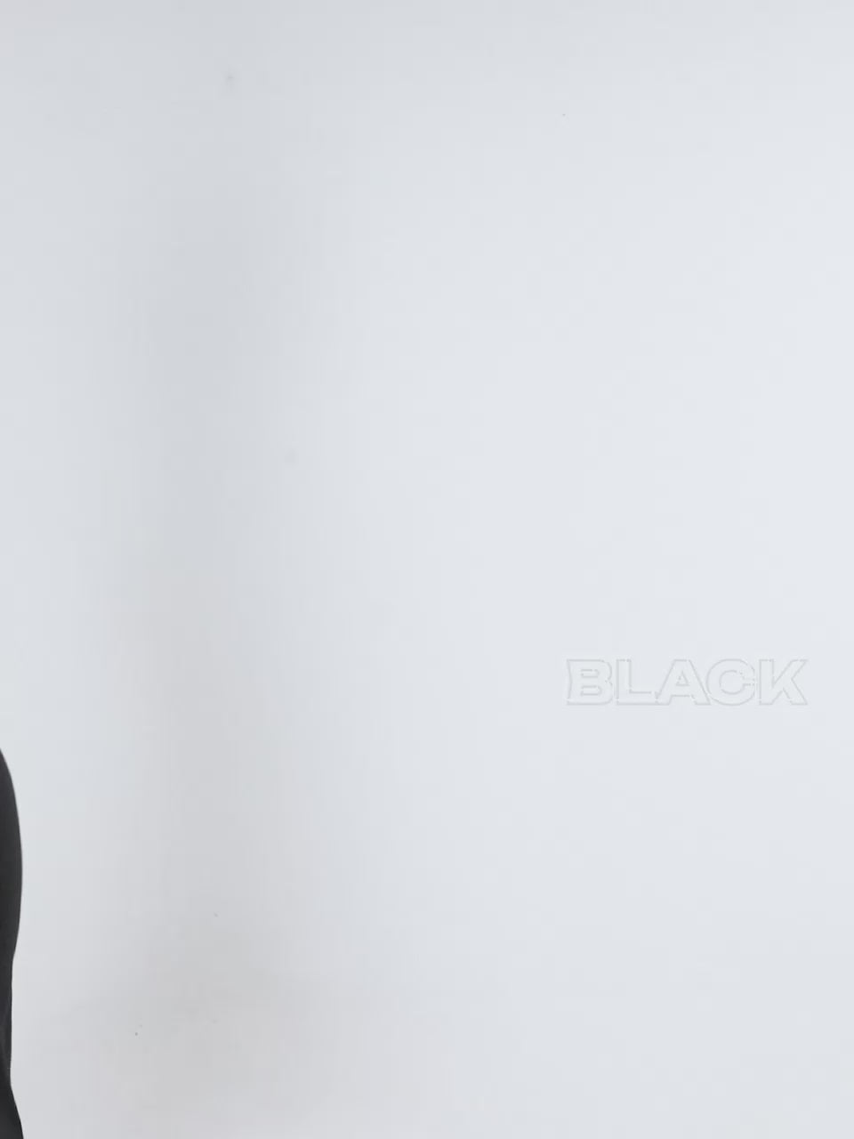 Black Sculpt Scoop Top