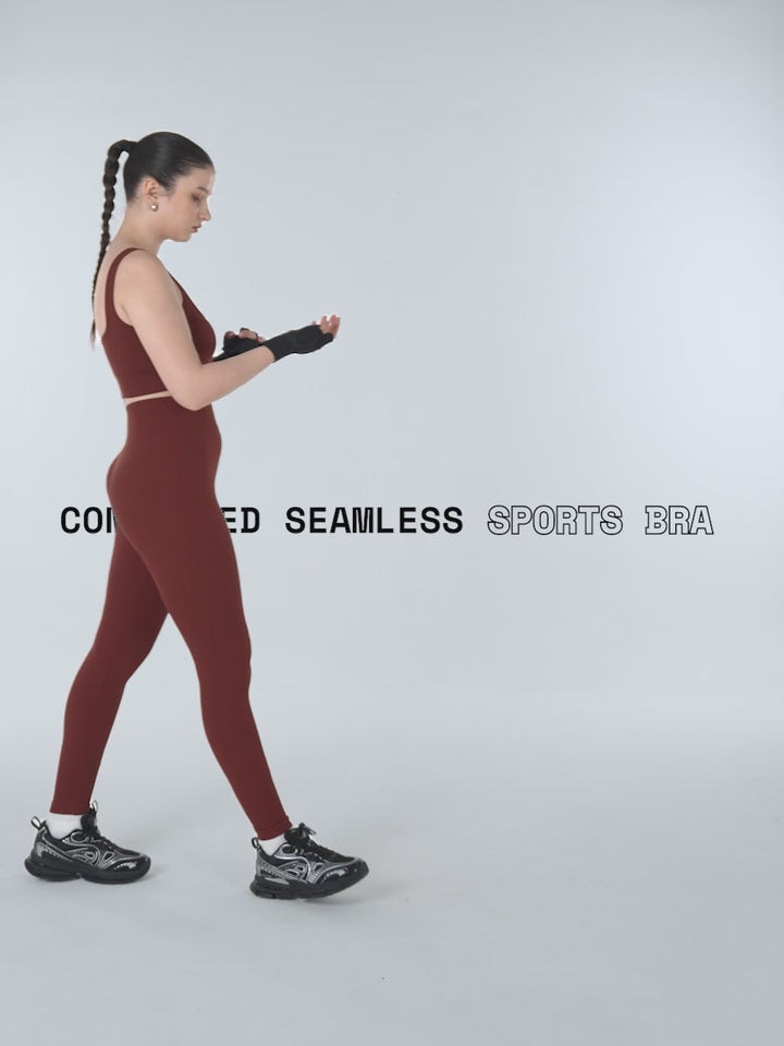 Auburn Contoured Seamless Sports Bra