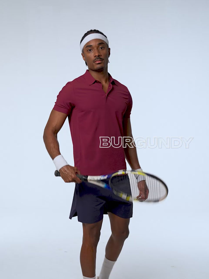 Burgundy Ace Bond Polo