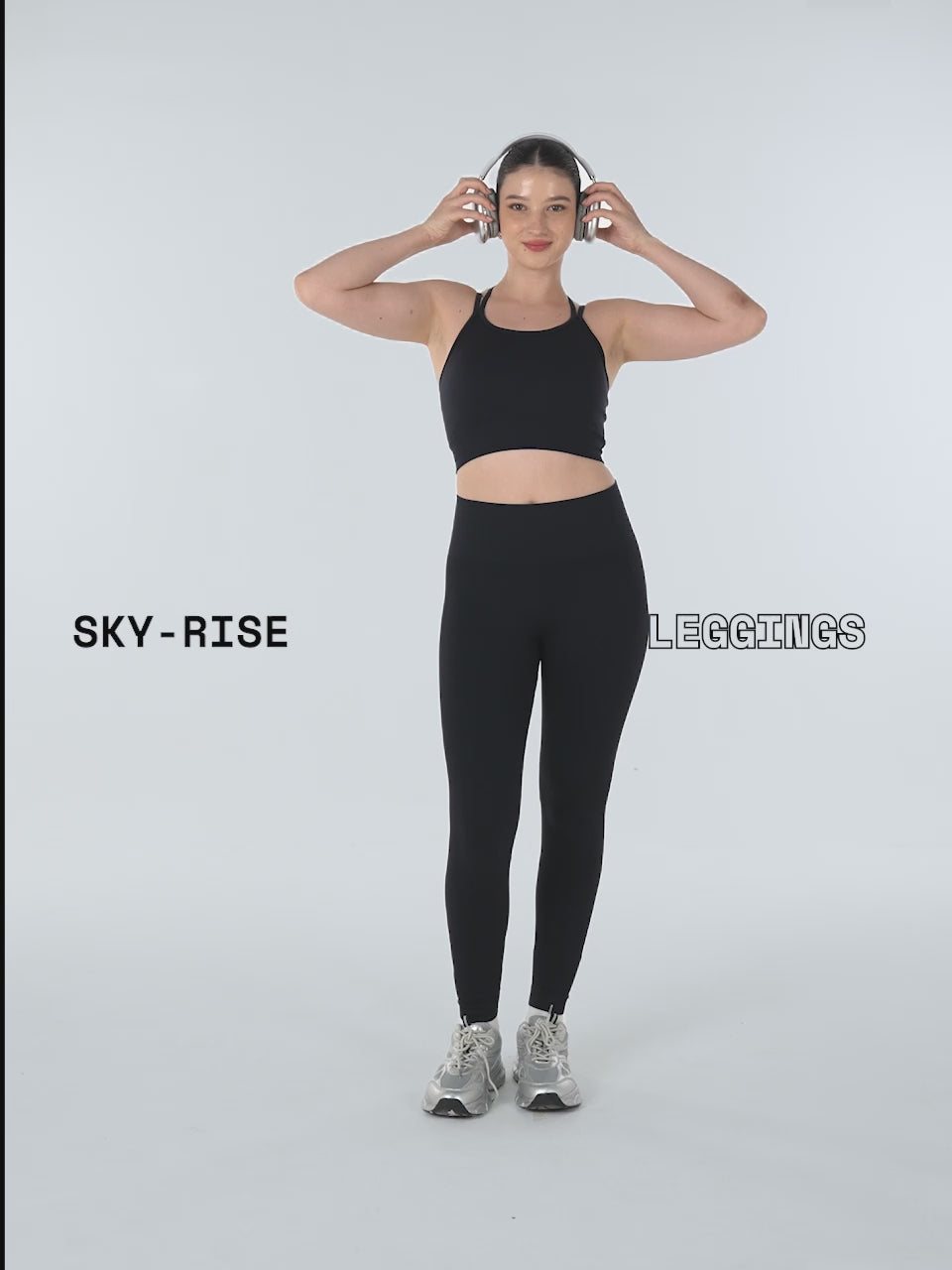 Black Sky-Rise Leggings