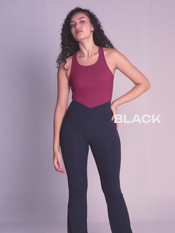 Obsidian Black Extra Tall Hourglass Leggings