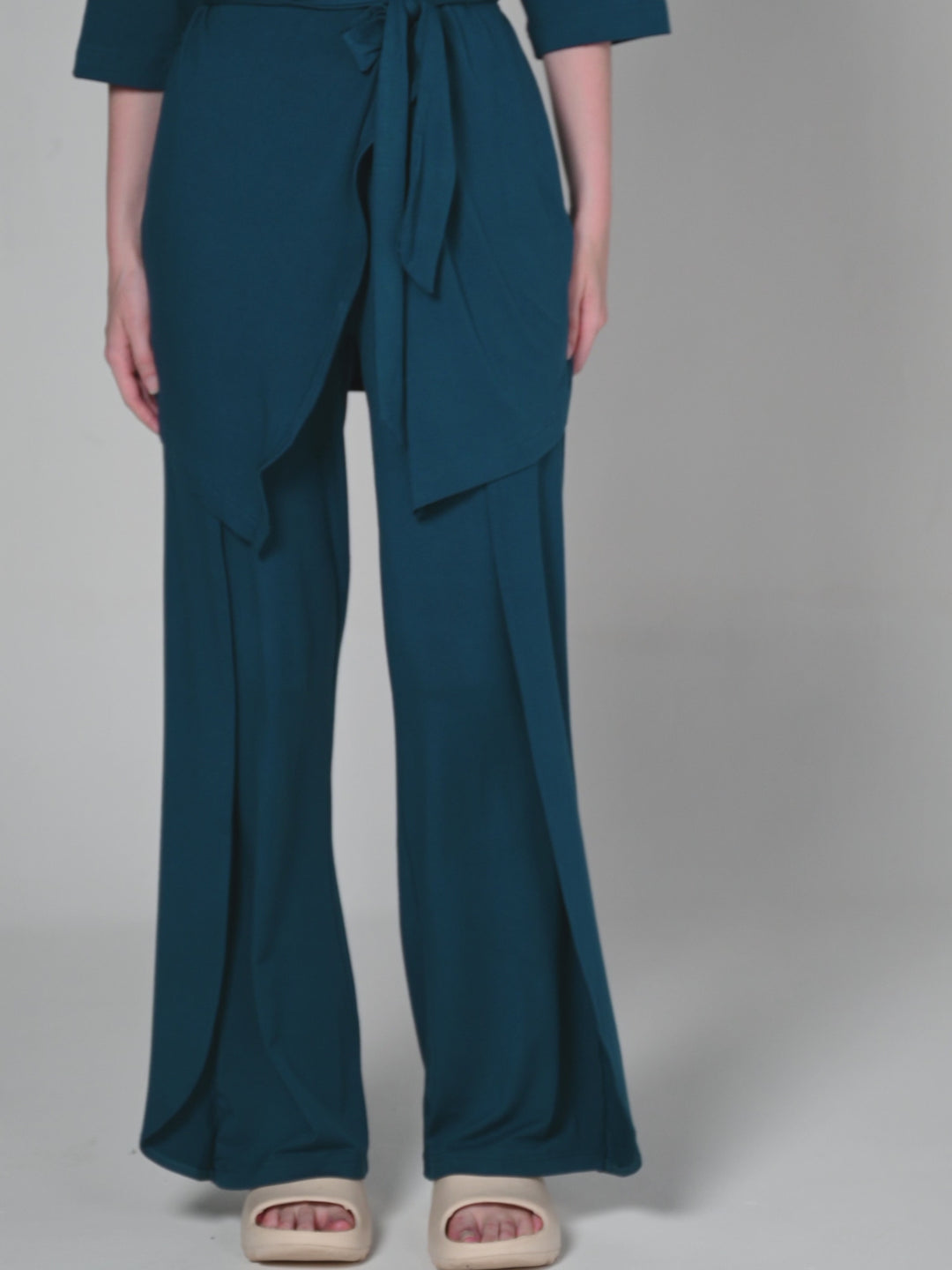 Blue Ease Flare Pants