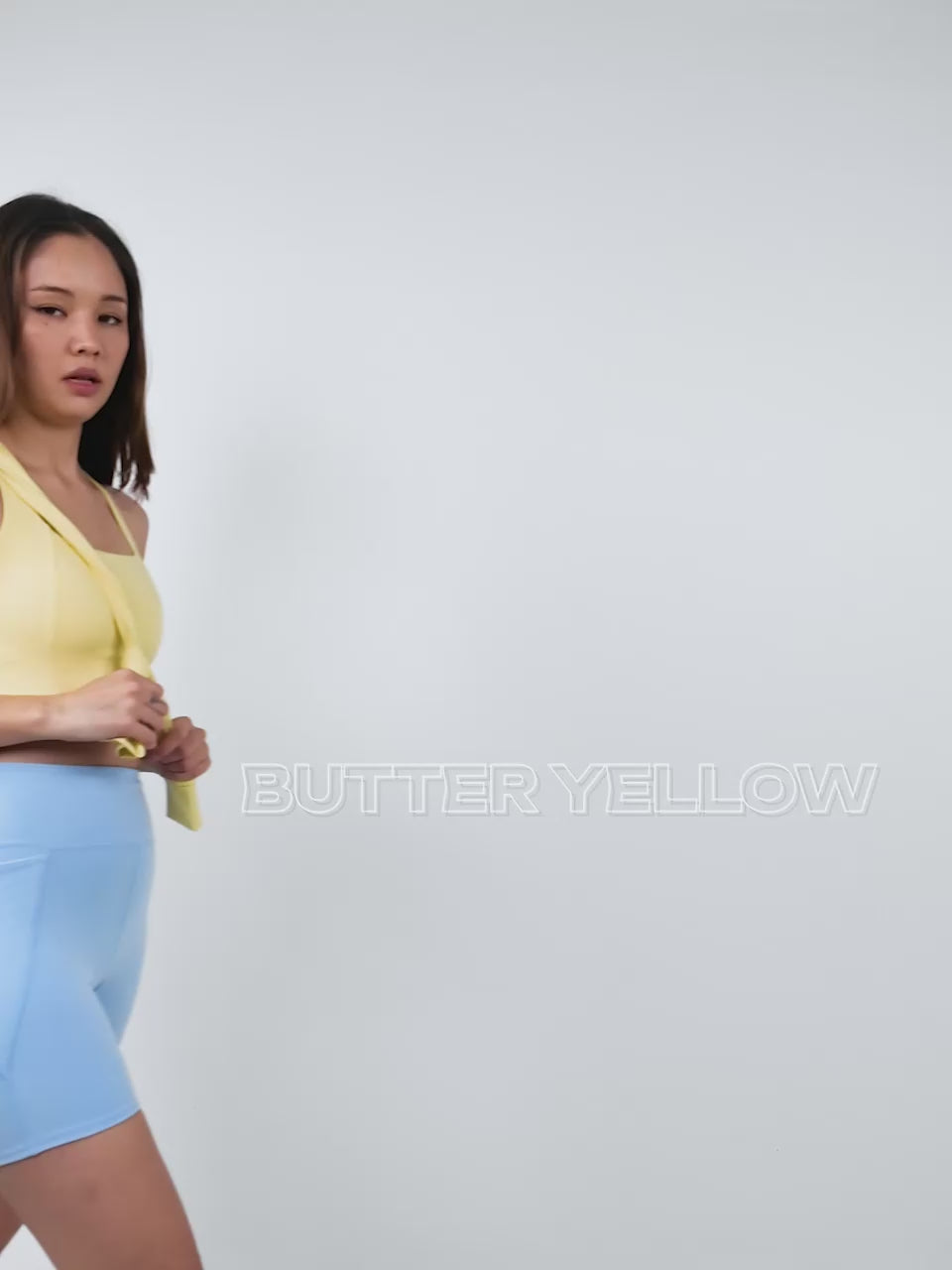 Butter Yellow Ultra Support Sports Bra