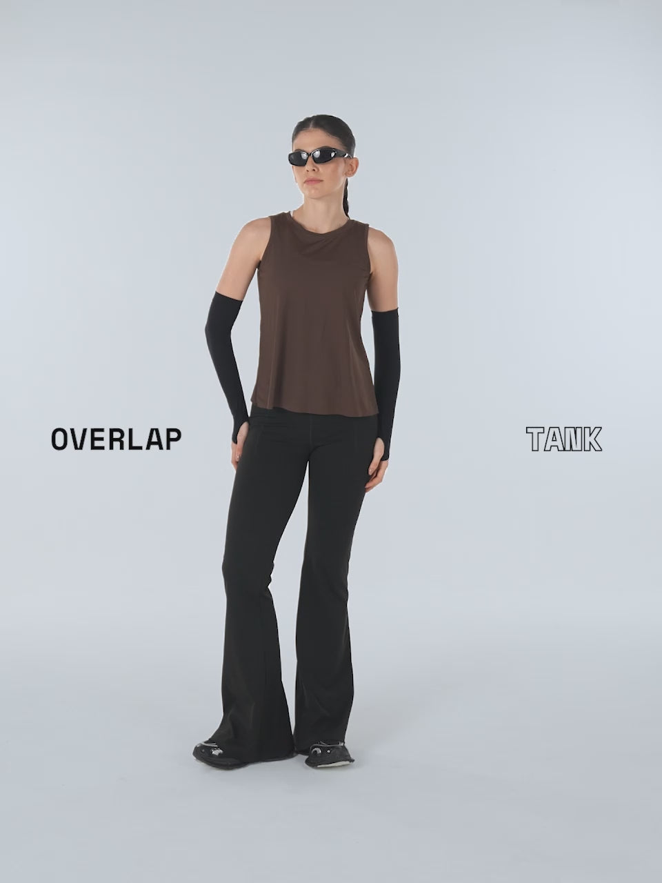 Brown Overlap Tank