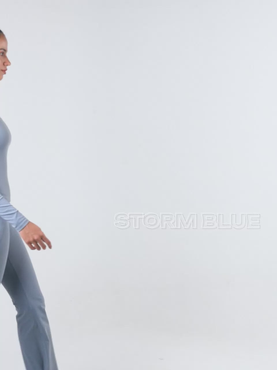 Storm Blue Sculpt Scoop Top