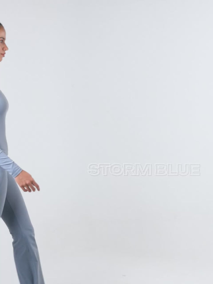 Storm Blue Sculpt Scoop Top