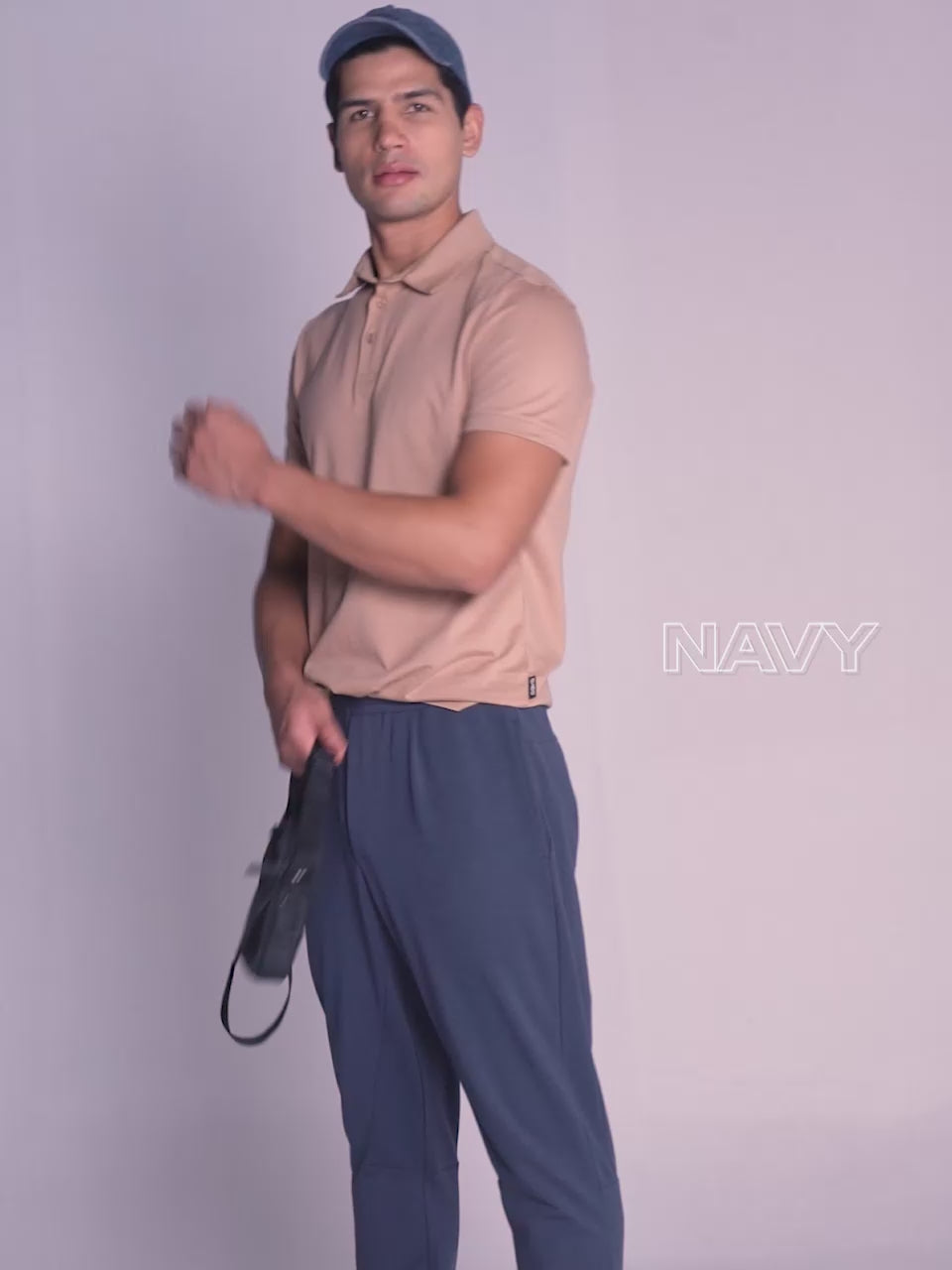 Navy Everywear Pants