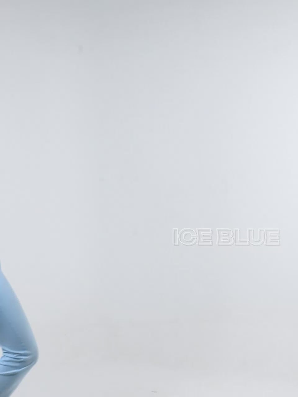 Ice Blue Sculpt Crew Top
