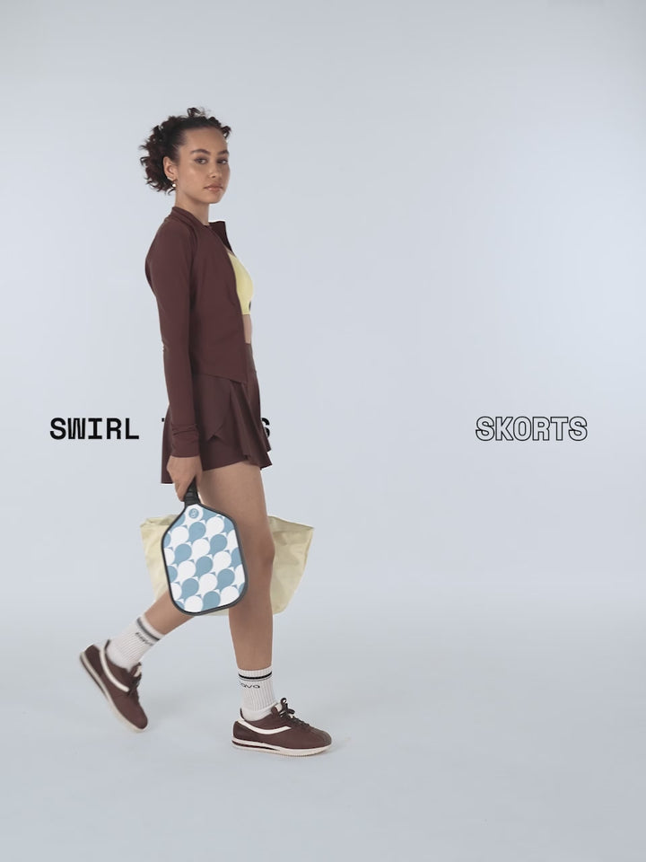 Toasted Swirl Tennis Skorts