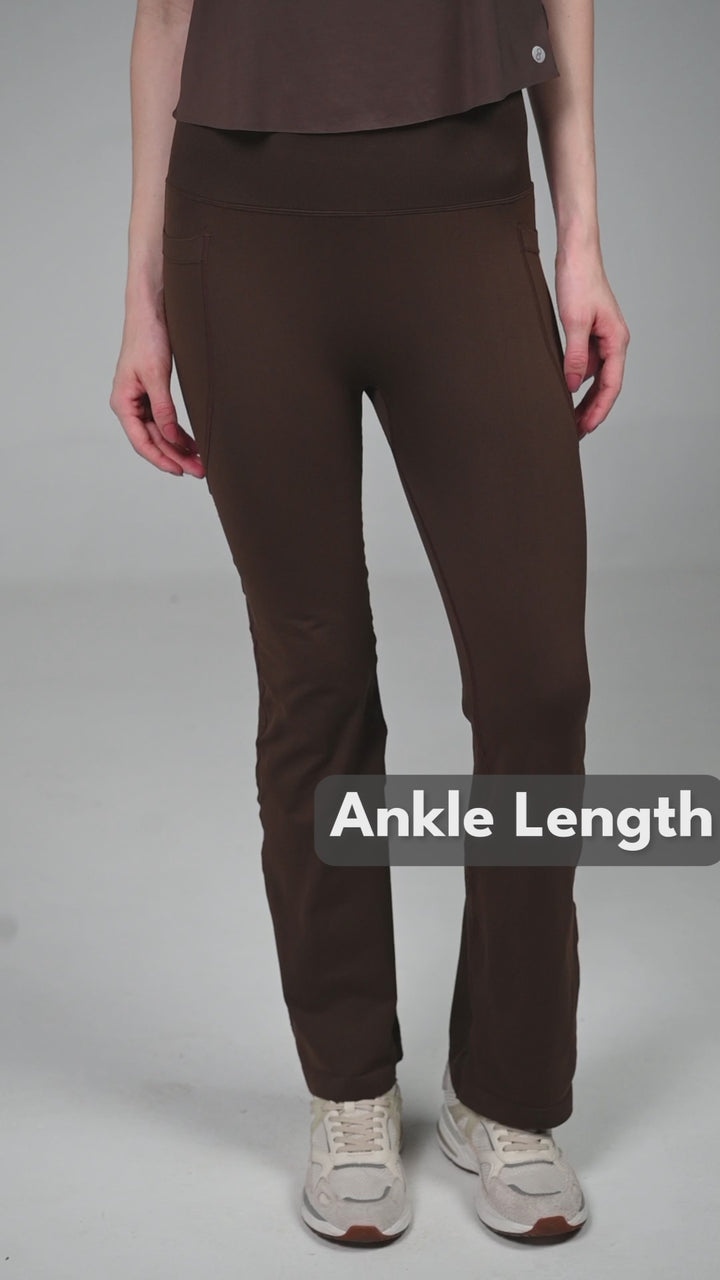 Brown Sculpt 2.0 Flare Leggings