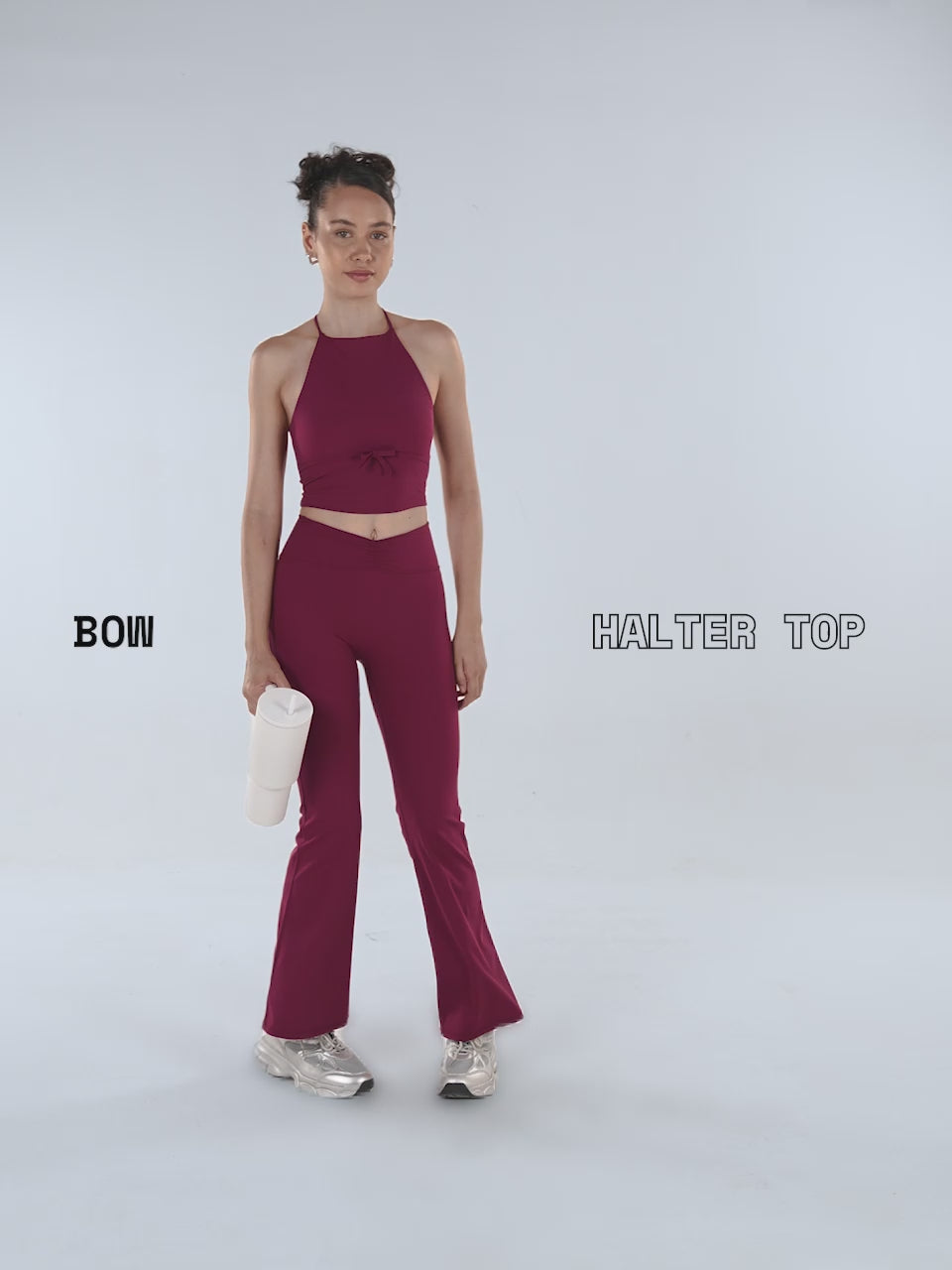 Berry Ruched Snug Leggings