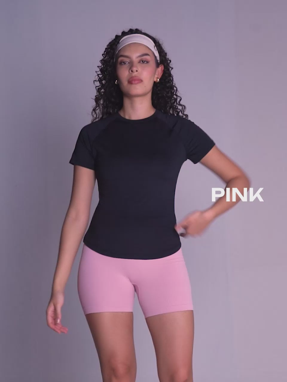 Pink Pulse Biker Shorts