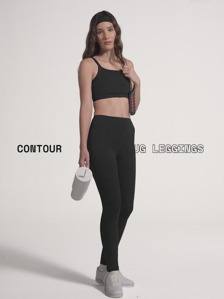 Black Contour Snug Leggings