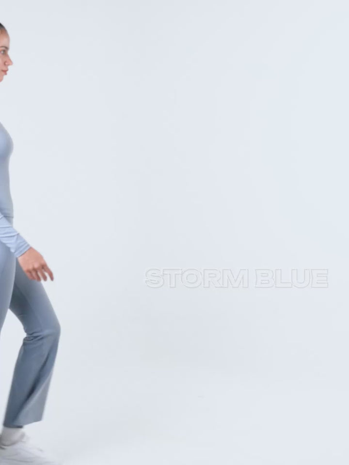 Storm Blue Sculpt Bootcut Leggings